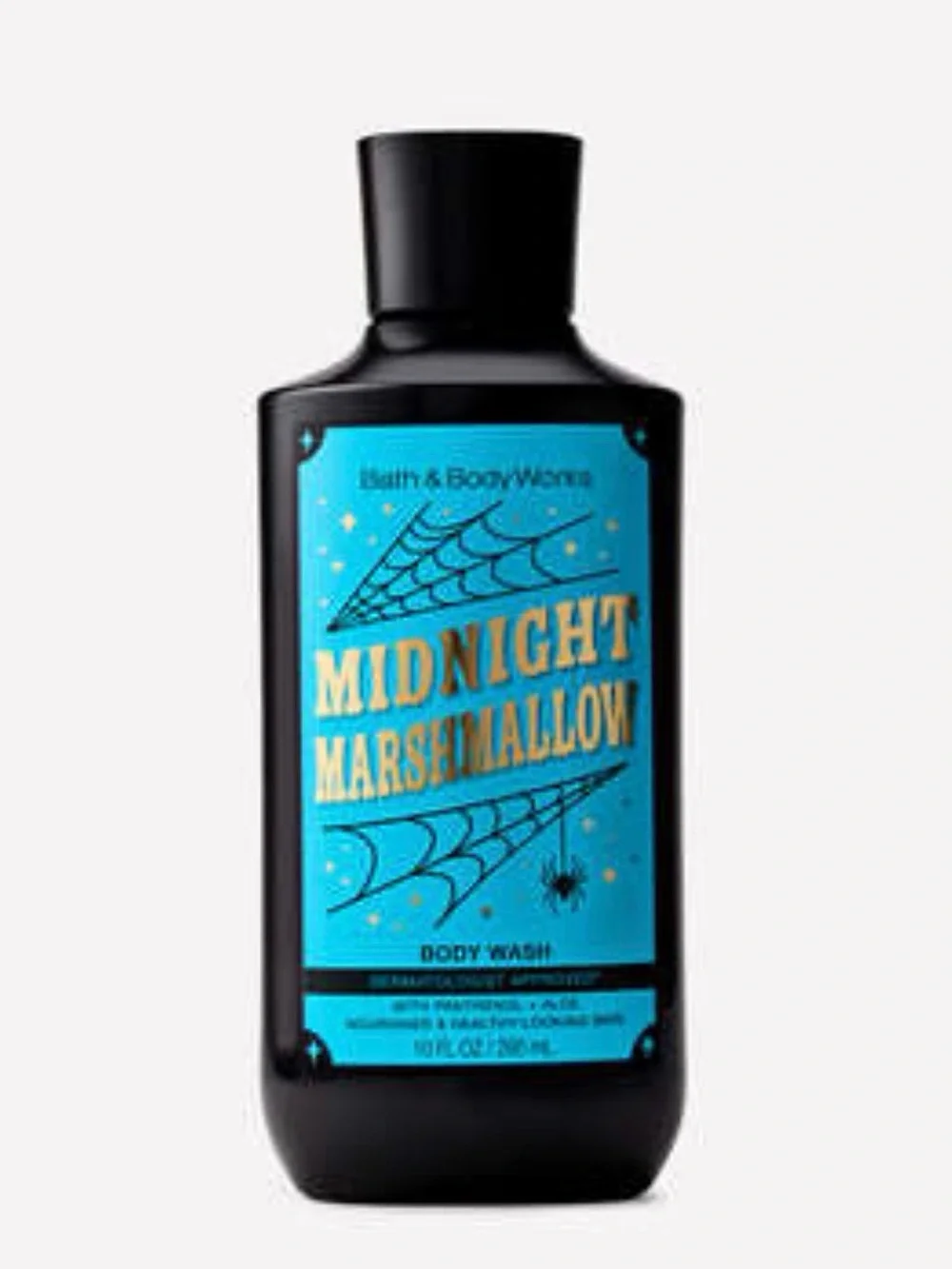Bath & Body Works Midnight Marshmallow Body Wash - Black with Blue Label